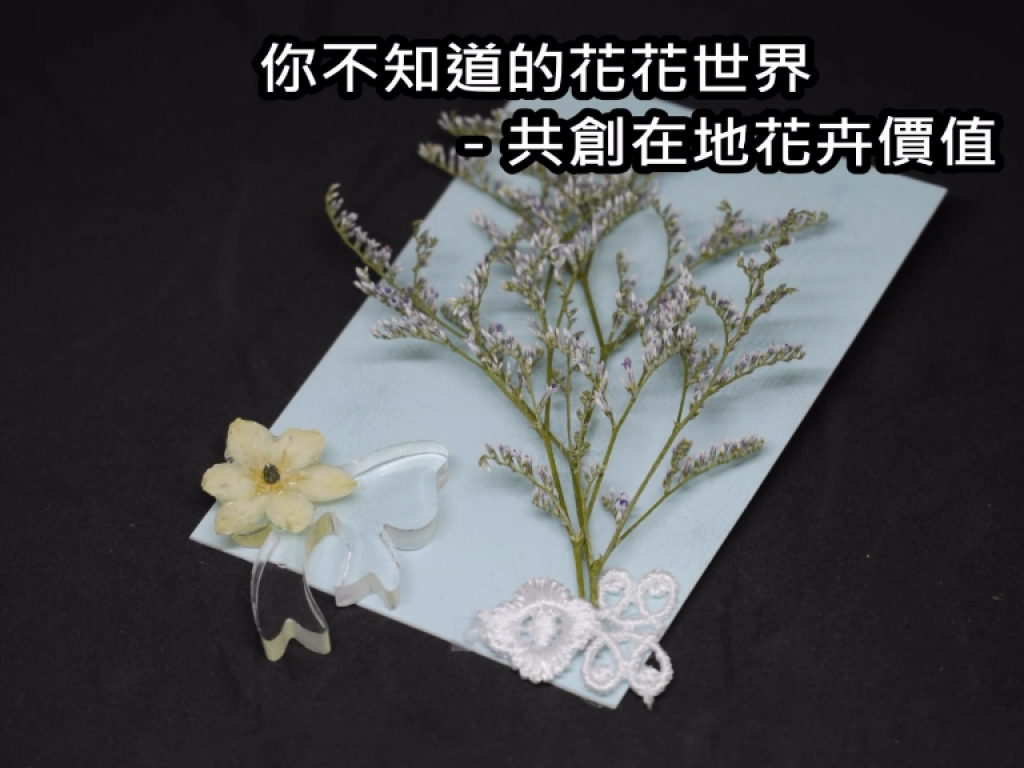 你不知道的花花世界－共創在地花卉價值之募資計畫