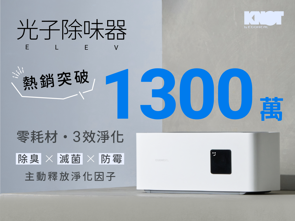 𝐄𝐥𝐞𝐯. 光子除味器｜除臭・滅菌・防霉・零耗材・主動釋放淨化因子